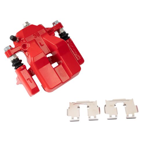 2006-11 Toyota Rav4 Rear Semi-Metallic Premium G-Coated Performance Brake Pad & Rotor Kit with Performance Calipers TRQ Performance BKA35825 - Image 5