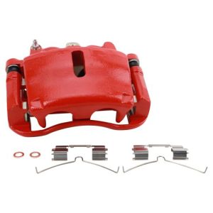 Ford F150 Lincoln Mark LT Front Semi-Metallic Premium G-Coated Brake Pad & Rotor Kit with Performance Calipers TRQ Performance BKA35832