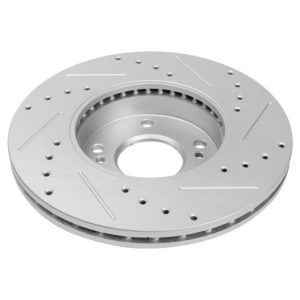 Nissan Maxima Infiniti I30 Front Driver & Passenger Side Semi-Metallic Premium G-Coated Brake Pad & Rotor Kit with Calipers TRQ Performance BKA35838