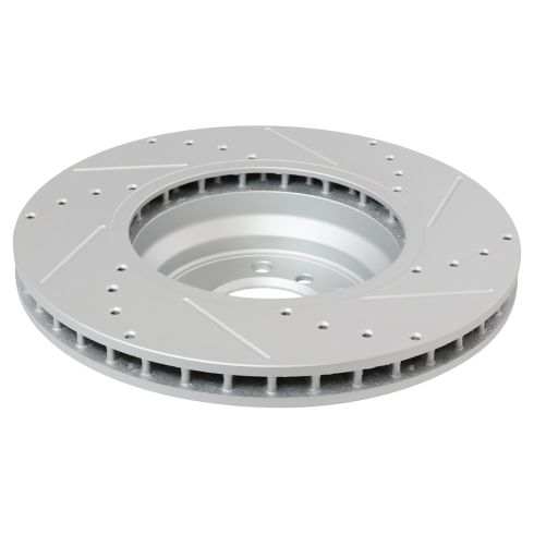 BMW 335d 335i 335i xDrive 335xi Front Semi-Metallic Premium G-Coated Brake Pad & Rotor Kit TRQ Performance BKA20490