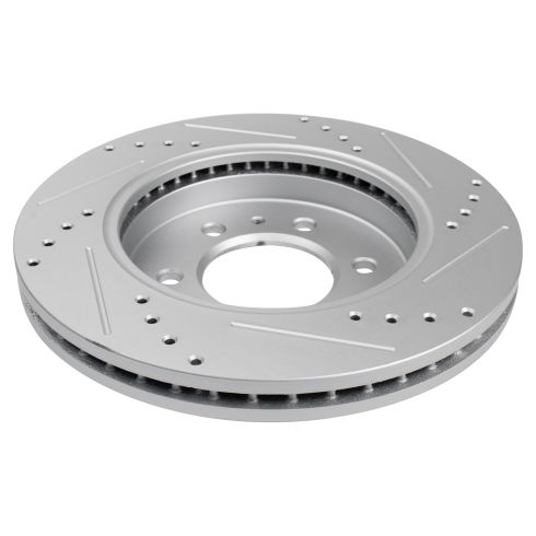 2009 Ford F150 Truck Front with 6 Lug Wheels Ceramic Premium G-Coated Performance Brake Pad & Rotor Kit TRQ Performance BKA36333