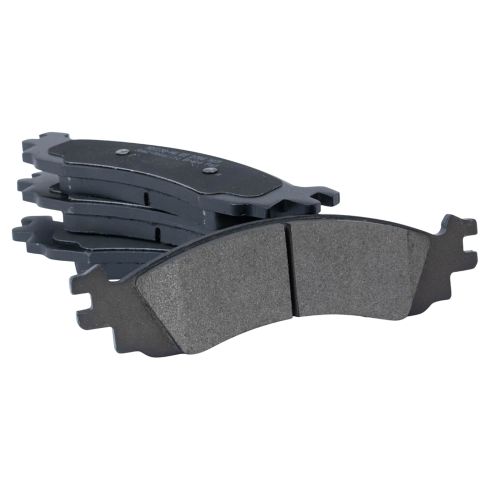 Ford Mercury Front Semi-Metallic Premium G-Coated Brake Pad & Rotor Kit TRQ Performance BKA37426