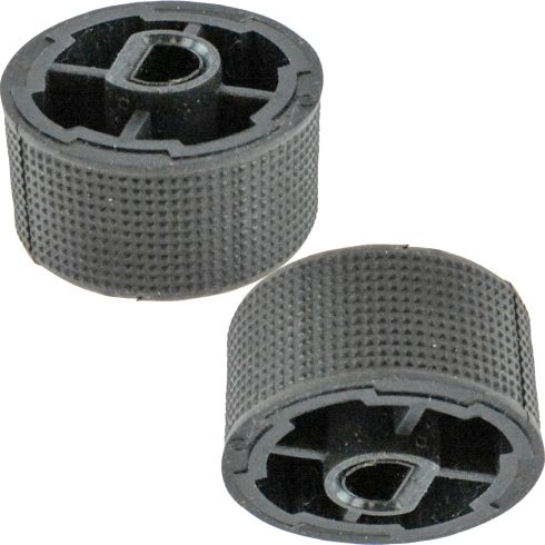 Chevrolet GMC Buick Cadillac Rear Radio Knob 2 Piece Set TRQ INA37319