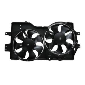 1996-00 Dodge Chrysler Plymouth Dual Radiator & Condenser Fan Assembly TRQ RFA83250
