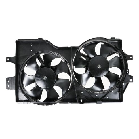 1996-00 Dodge Chrysler Plymouth Dual Radiator & Condenser Fan Assembly TRQ RFA83250
