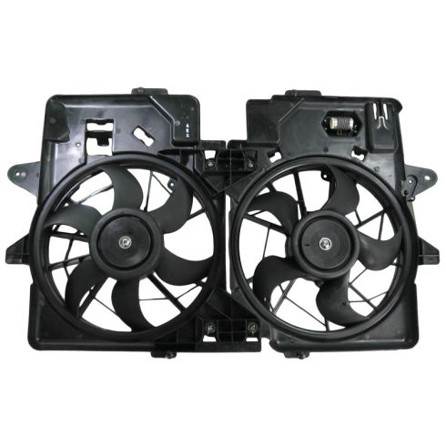 2001-04 Ford Escape Mazda Tribute Dual Radiator & Condenser Fan Assembly TRQ RFA83329