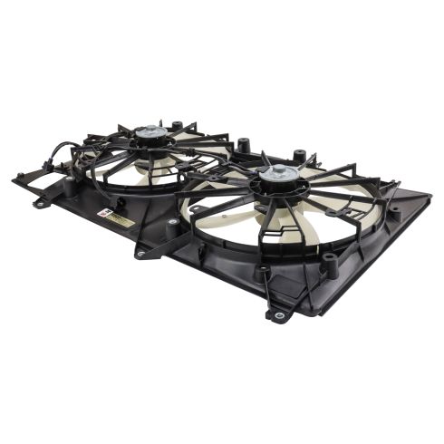 2008-13 Toyota Highlander V6 3.5L with Tow Package Dual Radiator & Condenser Fan Assembly TRQ RFA83474