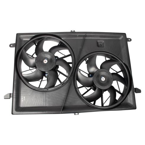 Chevrolet GMC Buick Saturn Dual Radiator & Condenser Fan Assembly TRQ RFA83529