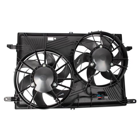 Chevrolet GMC Buick Saturn Dual Radiator & Condenser Fan Assembly TRQ RFA83529