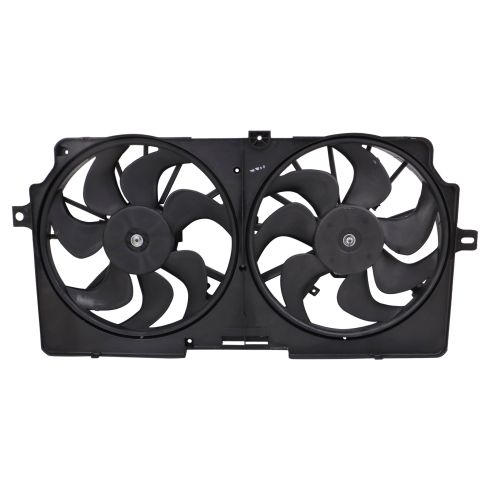 Chevrolet Pontiac Olds Dual Radiator & Condenser Fan Assembly TRQ RFA83543