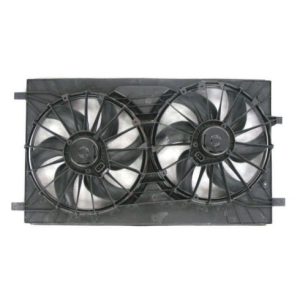 Jeep Dodge Chrysler Dual Radiator & Condenser Fan Assembly TRQ RFA83549