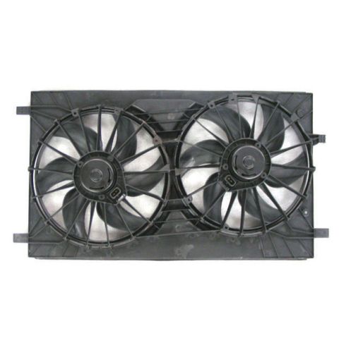 Jeep Dodge Chrysler Dual Radiator & Condenser Fan Assembly TRQ RFA83549