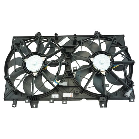 Nissan Rogue Dual Radiator & Condenser Fan Assembly TRQ RFA83636