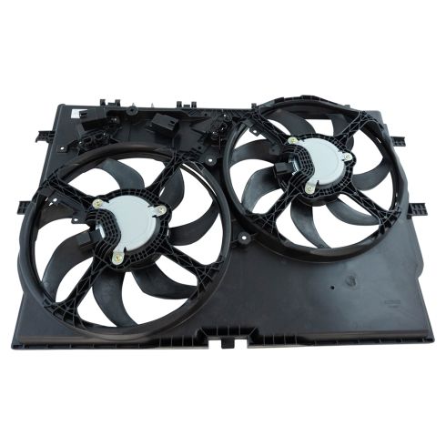Ram Dual Radiator & Condenser Fan Assembly TRQ RFA89678