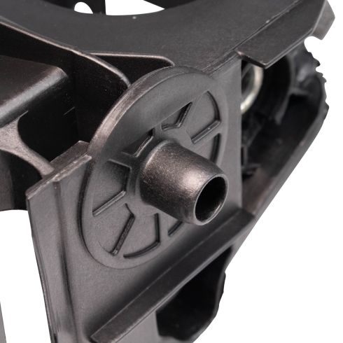 2009-12 Toyota Rav4 V6 3.5L North America Built Models without Tow Package Dual Radiator & Condenser Fan Assembly TRQ RFA89304