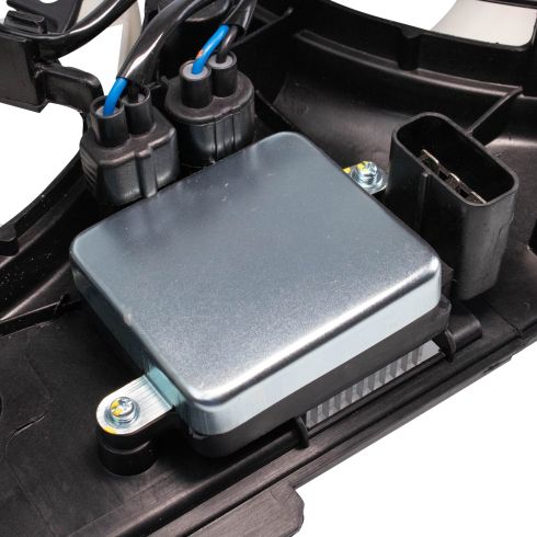 2009-12 Toyota Rav4 V6 3.5L North America Built Models without Tow Package Dual Radiator & Condenser Fan Assembly TRQ RFA89304