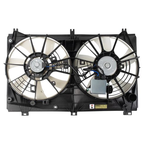 Lexus GS350 RC300 RC350 Dual Radiator & Condenser Fan Assembly TRQ RFA89178
