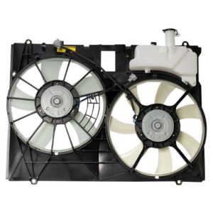 2007-09 Lexus RX350 without Fan Control Module Dual Radiator & Condenser Fan Assembly TRQ RFA80434