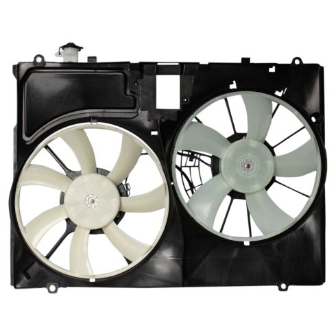2007-09 Lexus RX350 without Fan Control Module Dual Radiator & Condenser Fan Assembly TRQ RFA80434