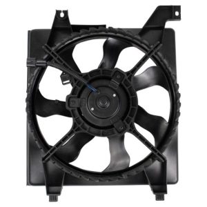 2006-11 Hyundai Accent Driver Side without Automatic Cruise Control Engine Cooling Fan Assembly TRQ RFA80445