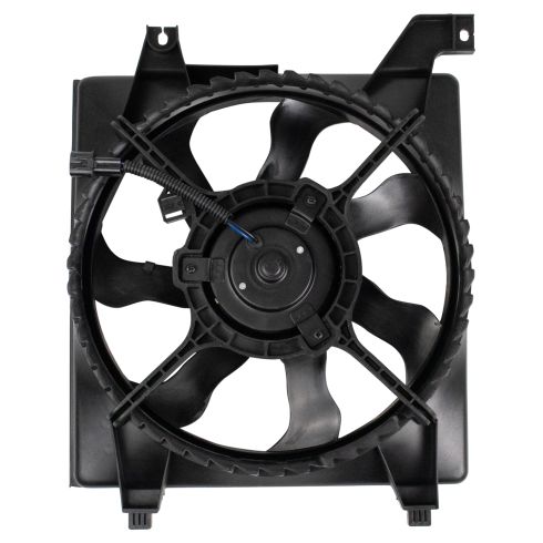 2006-11 Hyundai Accent Driver Side without Automatic Cruise Control Engine Cooling Fan Assembly TRQ RFA80445