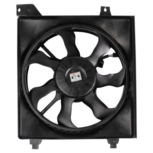 2006-11 Hyundai Accent Driver Side without Automatic Cruise Control Engine Cooling Fan Assembly TRQ RFA80445
