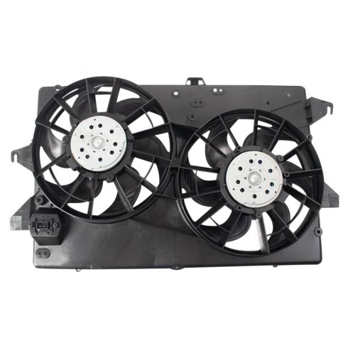 Ford Mercury Dual Radiator & Condenser Fan Assembly TRQ RFA80454