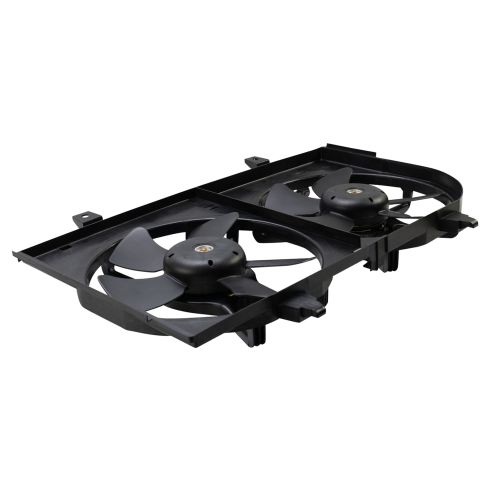 Nissan Maxima Infiniti I35 Dual Radiator & Condenser Fan Assembly TRQ RFA80455