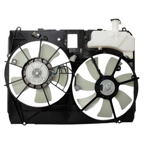 2004-05 Toyota Sienna with Tow Package Dual Radiator & Condenser Fan Assembly TRQ RFA80463