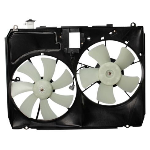 2004-05 Toyota Sienna with Tow Package Dual Radiator & Condenser Fan Assembly TRQ RFA80463