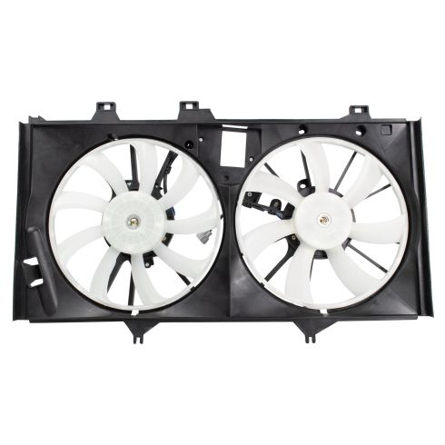 Toyota Avalon Camry Dual Radiator & Condenser Fan Assembly TRQ RFA80468