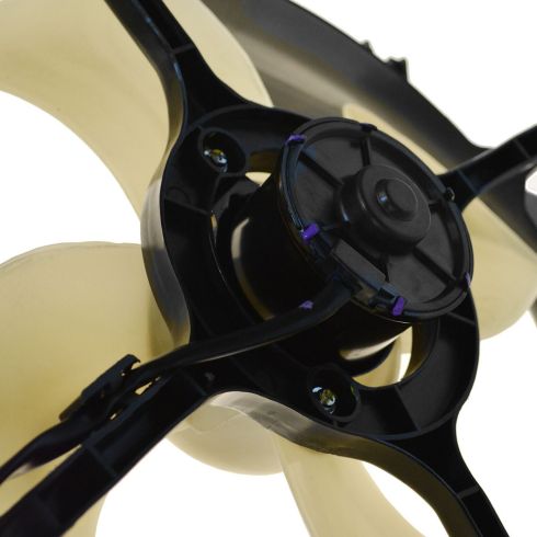 Subaru Legacy Outback Driver & Passenger Side Engine Cooling Fan Assembly with A/C Condenser Cooling Fan Assembly 2 Piece Set TRQ RFA86801