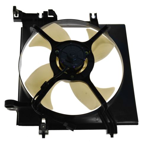 Subaru Legacy Outback Driver & Passenger Side Engine Cooling Fan Assembly with A/C Condenser Cooling Fan Assembly 2 Piece Set TRQ RFA86801