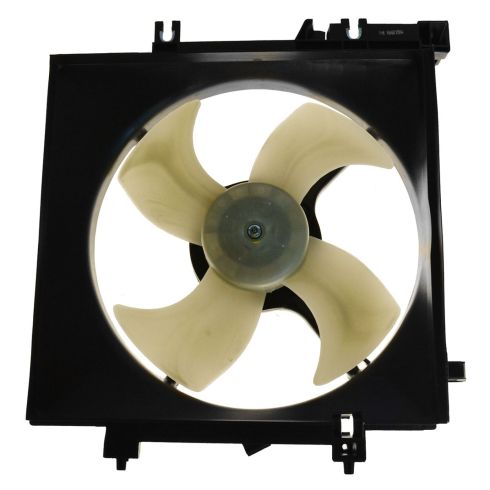 Subaru Legacy Outback Driver & Passenger Side Engine Cooling Fan Assembly with A/C Condenser Cooling Fan Assembly 2 Piece Set TRQ RFA86801