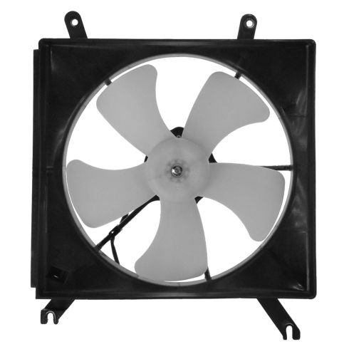 1990-93 Honda Accord Engine Cooling Fan Assembly with A/C Condenser Cooling Fan Assembly 2 Piece Set TRQ RFA86802