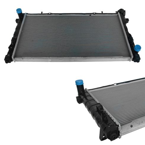 Dodge Chrysler 3 Piece Radiator & Fan Kit TRQ RFA80174