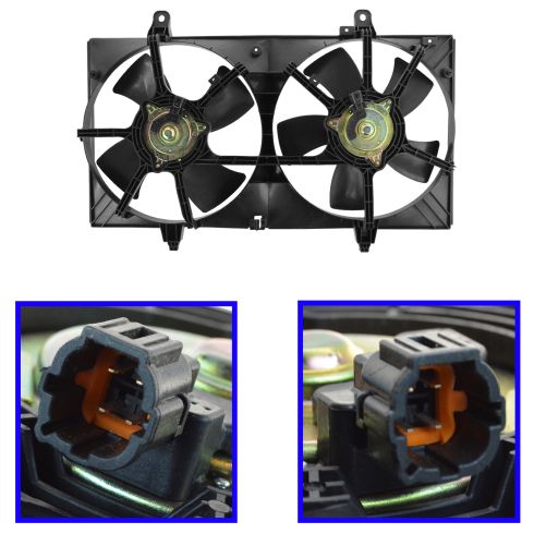 Nissan Altima Maxima 2 Piece Radiator & Fan Kit TRQ RFA80087