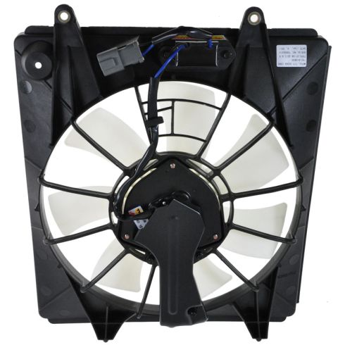 2007-09 Honda CR-V Engine Cooling Fan Assembly with A/C Condenser Cooling Fan Assembly 2 Piece Set TRQ RFA81505