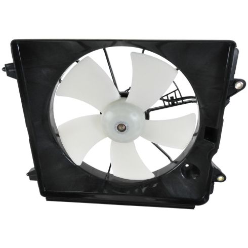2007-09 Honda CR-V Engine Cooling Fan Assembly with A/C Condenser Cooling Fan Assembly 2 Piece Set TRQ RFA81505