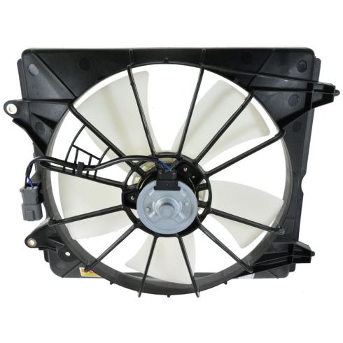 2007-09 Honda CR-V Engine Cooling Fan Assembly with A/C Condenser Cooling Fan Assembly 2 Piece Set TRQ RFA81505