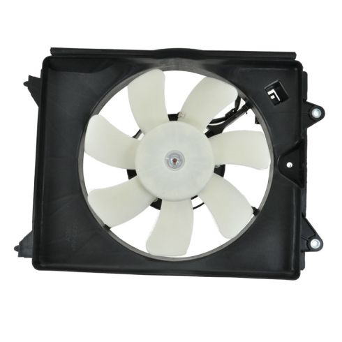 Honda Civic Acura ILX Driver & Passenger Side Engine Cooling Fan Assembly with A/C Condenser Cooling Fan Assembly 2 Piece Set TRQ RFA86806