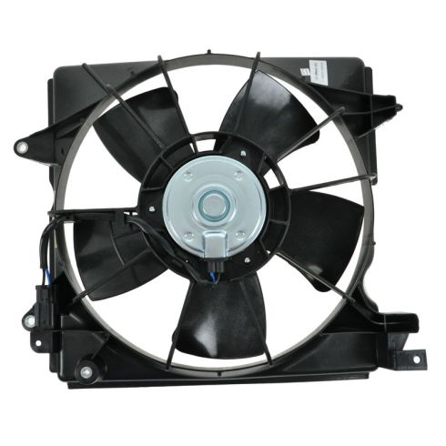 Honda Civic Acura ILX Driver & Passenger Side Engine Cooling Fan Assembly with A/C Condenser Cooling Fan Assembly 2 Piece Set TRQ RFA86806