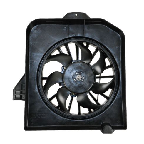Dodge Chrysler Driver & Passenger Side Engine Cooling Fan Assembly with A/C Condenser Cooling Fan Assembly 2 Piece Set TRQ RFA81511