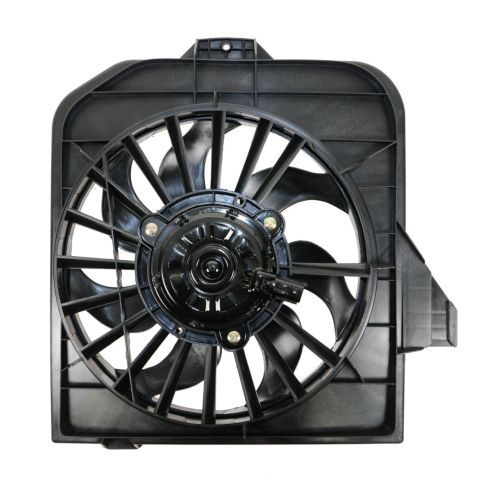 Dodge Chrysler Driver & Passenger Side Engine Cooling Fan Assembly with A/C Condenser Cooling Fan Assembly 2 Piece Set TRQ RFA81511