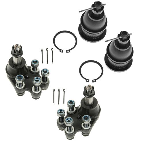 Chevrolet GMC Front 4 Piece Ball Joint Set TRQ PSA63098