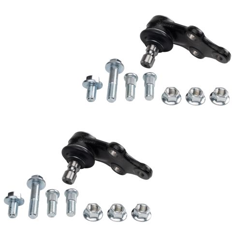 Hyundai Sonata Tucson Kia Sportage Front Driver & Passenger Side 2 Piece Ball Joint Set TRQ PSA60103