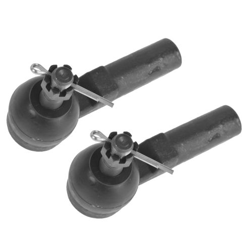 Front Driver & Passenger Side 2 Piece Tie Rod Set TRQ PSA54774