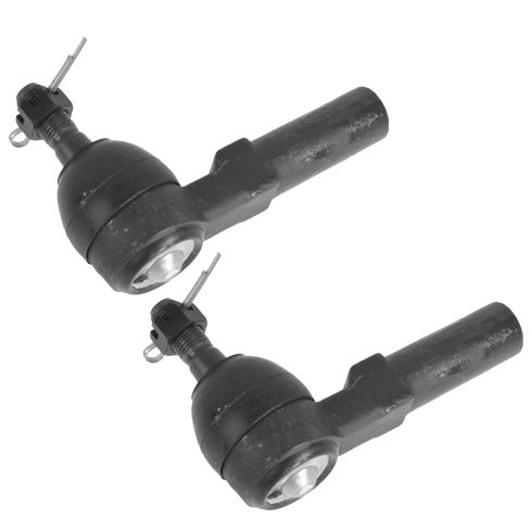 Front Driver & Passenger Side 2 Piece Tie Rod Set TRQ PSA54774