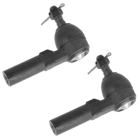 Front Driver & Passenger Side 2 Piece Tie Rod Set TRQ PSA54774