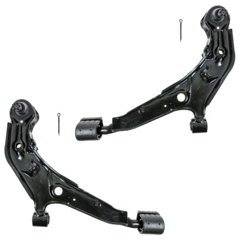 Nissan Maxima Infiniti I30 Front Driver & Passenger Side 2 Piece Control Arm with Ball Joint Set TRQ PSA62158